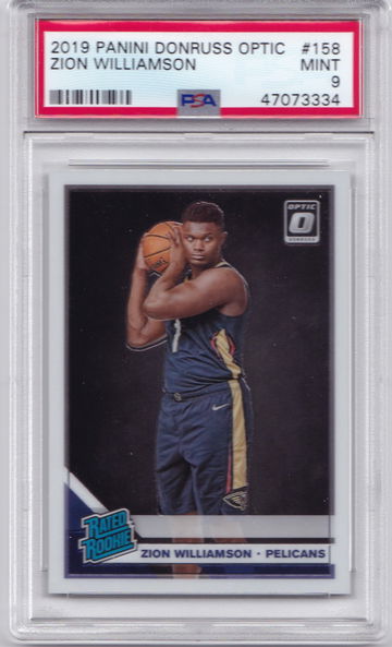 Zion Williamson 2019 Optic PSA 9 