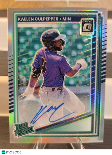 2025 Donruss - Rated Prospects Optic Signatures Kaelen Culpepper #120