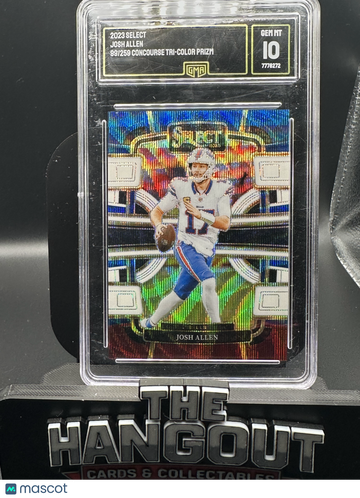 2024 Panini Select Concourse Josh Allen #13 Tri-Color Prizm /255