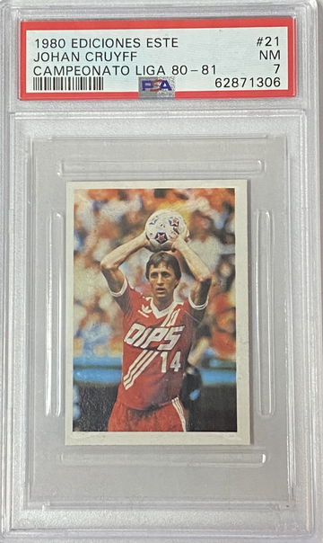 1980 EDICIONES ESTE JOHAN CRUYFF PSA 7