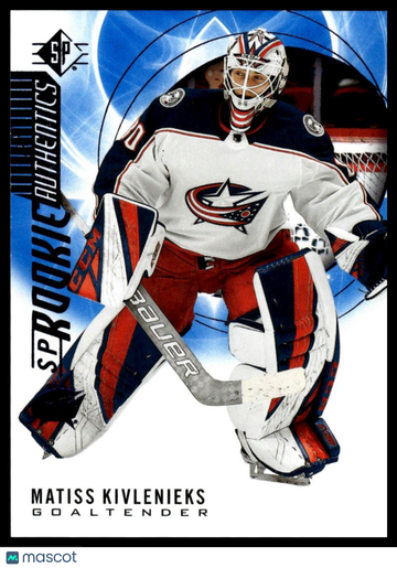 2020-21 SP Matiss Kivlenieks #102 Jersey RC MEM
