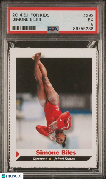 2014 Sports Illustrated For Kids Simone Biles #292 PSA 5 EX
