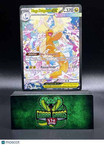 Ascended Heroes Mega Dragonite EX Holo Secret Rare SAR #290/217