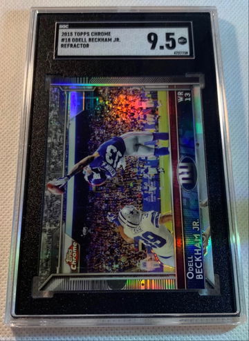 2015 Topps Chrome Odell Beckham Jr Refractor 