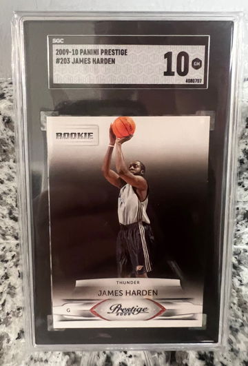 2009 Panini Prestige James Harden Rookie SGC 10 Gem Mint 