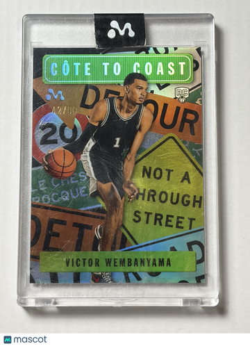 2023-24 Topps Mercury Refractor /99 VW-3 Victor Wembanyama Rookie Short Print Spurs Basketball Card