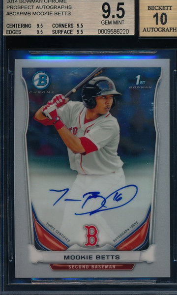 Mookie Betts 2014 Auto