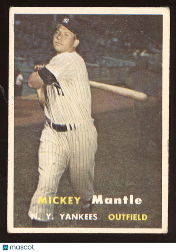 1957 Topps Mickey Mantle #95