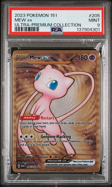 2023 Pokemon Scarlet and Violet 151 Ultra Premium Collection Mew Ex #205 PSA 9