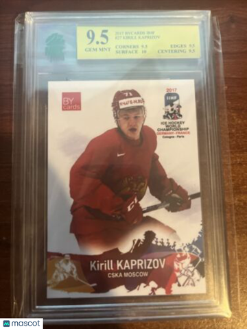 2017 Kirill Kaprizov Rookie MNT 9.5