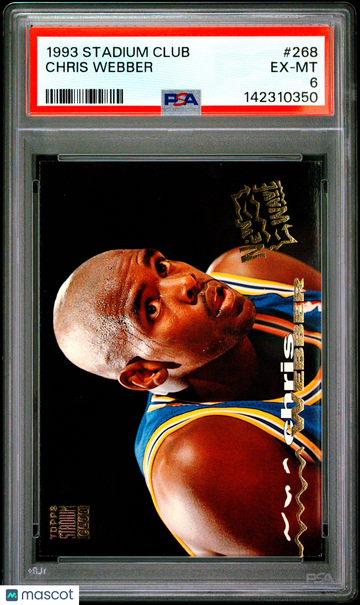 1993 Stadium Club Chris Webber #268 PSA 6