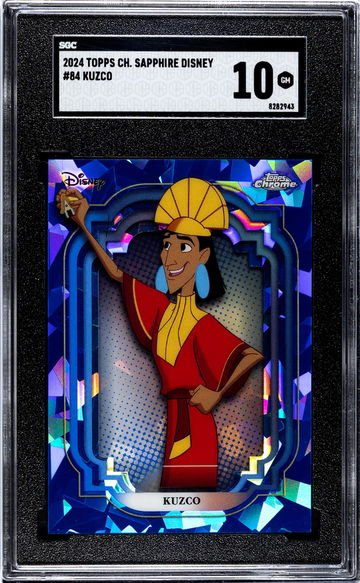 2024 Topps Chrome Sapphire Disney #84 Kuzco SGC 10