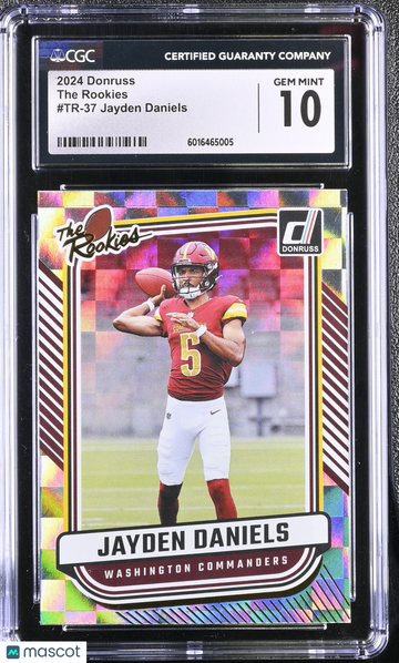 2024 Donruss Jayden Daniels #TR-37 The Rookies CGC 10