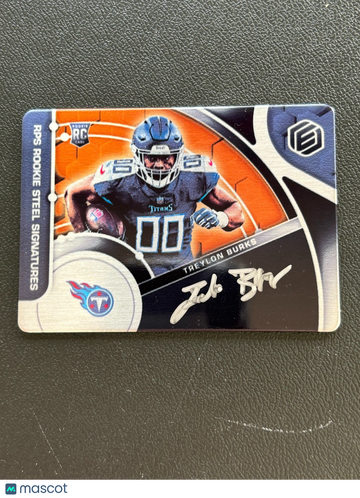 2022 Panini Elements Treylon Burks Rookie Panini Authentic