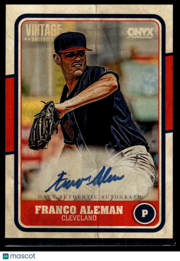 2025 Onyx Vintage Franco Aleman #VAFRAL Autographs AU