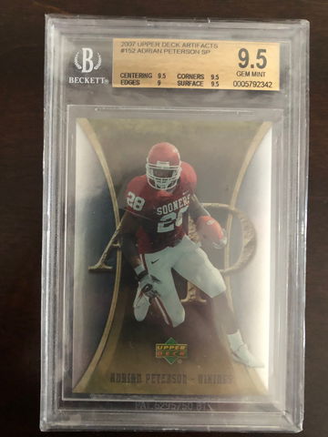 Adrian Peterson 2007 Artifacts Rookie Rc