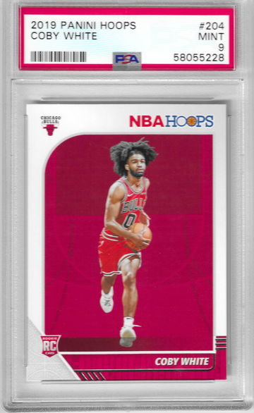 2019 Hoops Coby White PSA 9