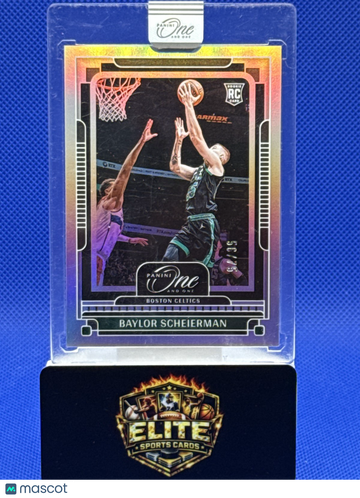 2024-25 Panini One and One Baylor Scheierman #132 RC SN