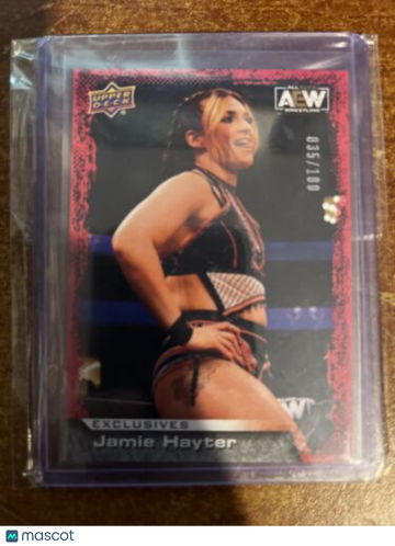 2022 Upper Deck AEW All Elite Wrestling - [Base] - Exclusives Jamie Hayter #60 Exclusive
