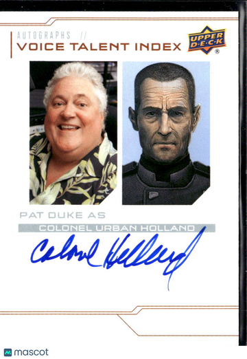 2024 Upper Deck Halo Legacy Collection Voice Talent Index Pat Duke Voice Talent Index Autograph #VT-PD