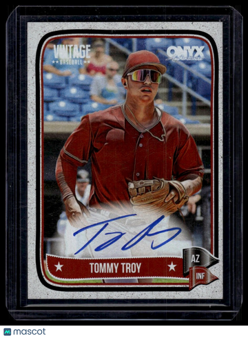 2024 Onyx Vintage Tommy Troy #VATOTR Autographs AU