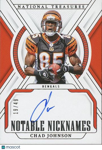 2024 Panini National Treasures Chad Johnson Panini Authentic