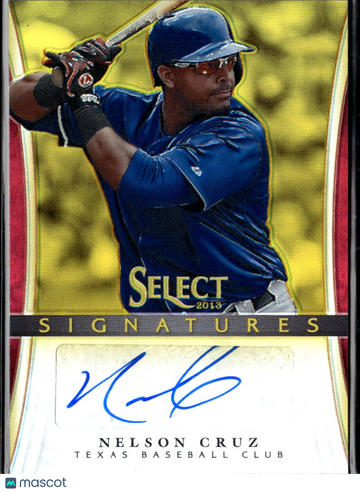 2013 Panini Select Prizm Signatures Nelson Cruz #NC