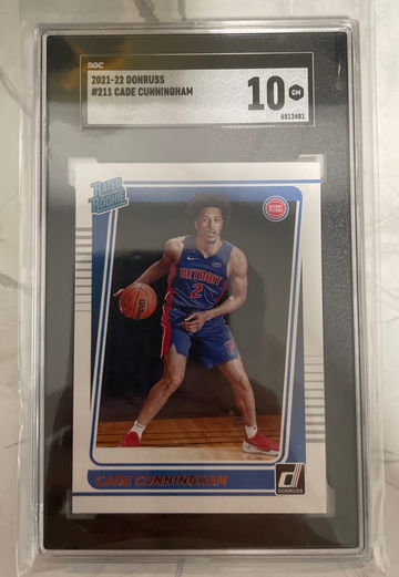 2021-22 DONRUSS CADE CUNNINGHAM #211 SGC10