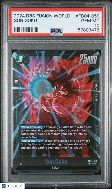 2024 Dragon Ball Super Card Game Fusion World Ultra Limit Son Goku PSA 10 #FB04-059