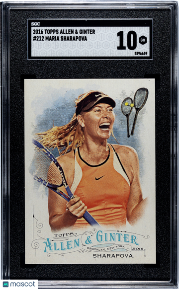 2016 Topps Allen & Ginter Maria Sharapova #212 SGC 10