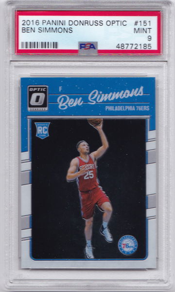 Ben Simmons 2016 Optic PSA 9 