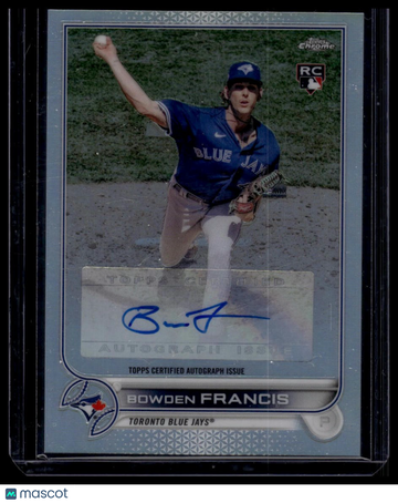 2022 Topps Chrome Update Bowden Francis #AC-BF Autographs AU