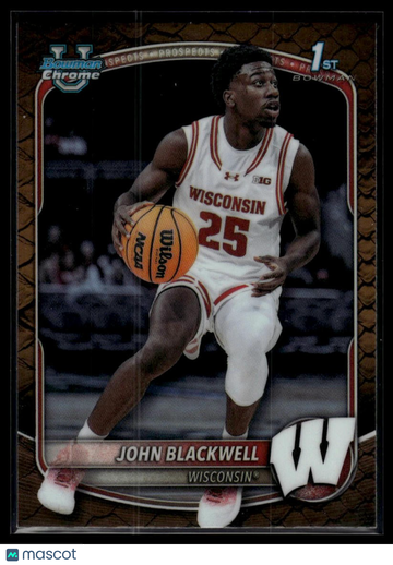 2025-26 Bowman John Blackwell #BCP-78 Chrome Prospects Reptilian Refractor