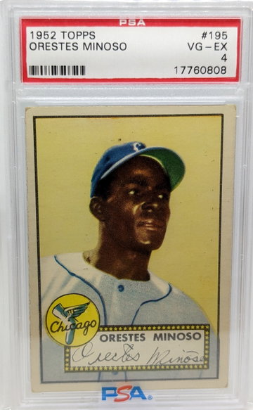 1952 Topps Orestes Minnie Minoso #195 PSA 4 Rookie RC