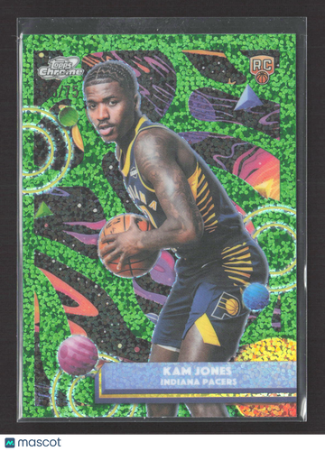 2026 Topps Chrome Kam Jones #31 Green Speckle RC