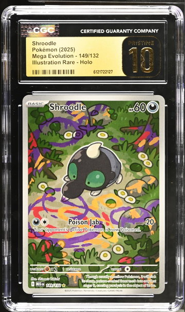 2025 Pokemon #149/132 Shroodle CGC 10
