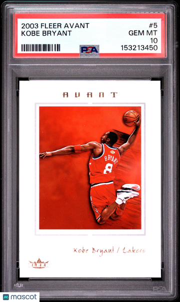 2003 Fleer Avant Kobe Bryant #5 PSA 10