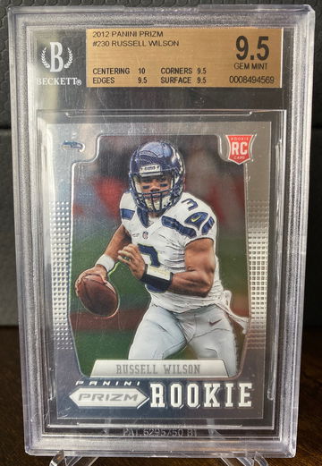 Russell Wilson 2012 Panini Prizm RC