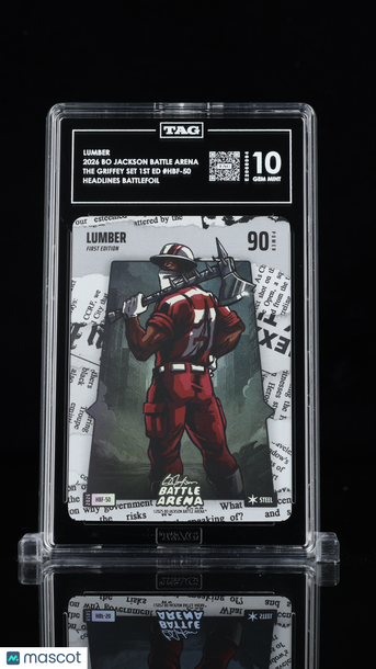 2026 Bo Jackson Battle Arena Lumber #HBF-50 Headlines Battlefoil TAG 10
