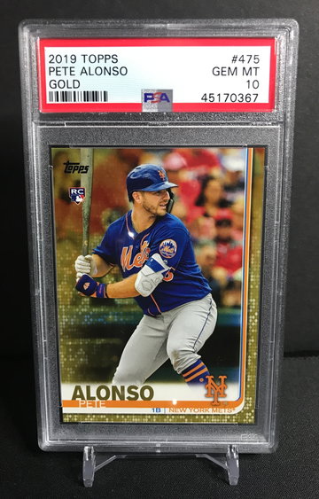 2019 Topps Series 2 Pete Alonso Gold - PSA 10