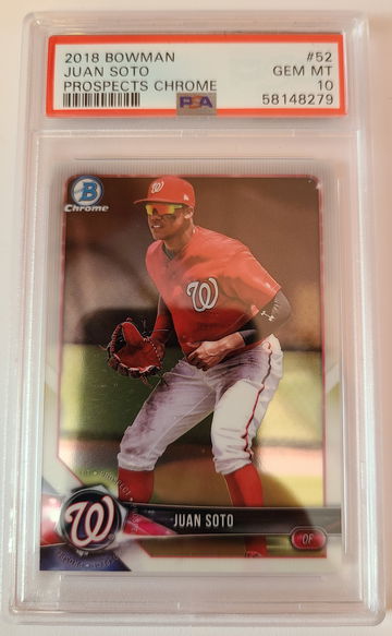 2018 Bowman Juan Soto Prospects Chrome - PSA 10