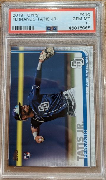 2019 Topps Series 2 Fernando Tatis Jr. 410 PSA 10