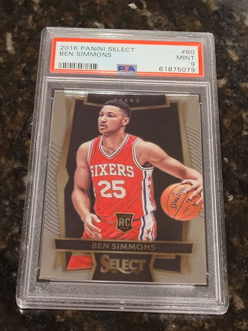 2016 Select Ben Simmons RC PSA 9 MINT #60