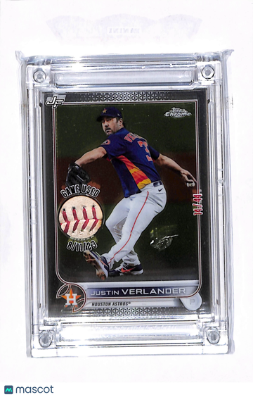 2024 Jersey Fusion Ball Star Fusion Justin Verlander #JF 2024 Game Used Ball Seam Game Used Baseball