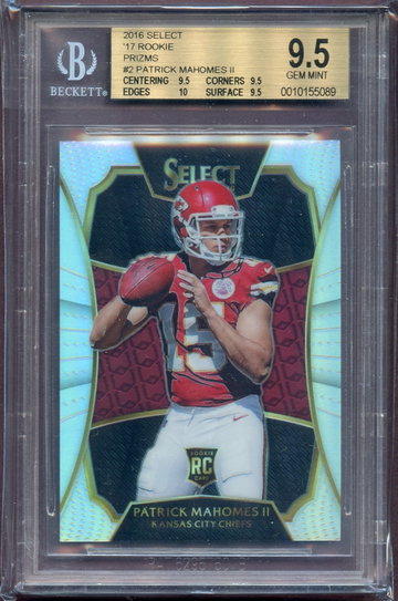 2016 Patrick Mahomes Select XRC - TRUE GEM