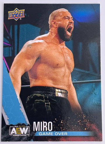 Miro 2021 Upper Deck AEW #9 Finisher Variation