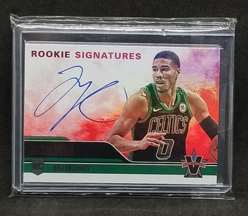 2017-18 Jayson Tatum #119 Vanguard Rookie Signatures Red 1/1 Rc 
