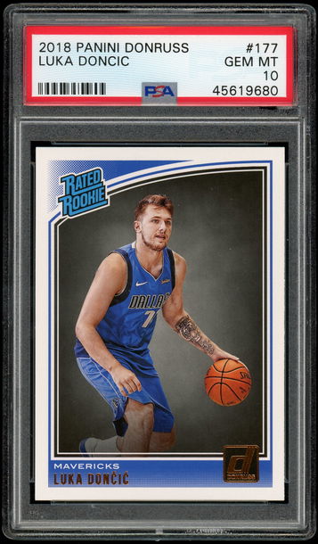 2018 Donruss #177 Luka Doncic RC PSA 10