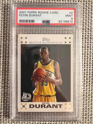 2007 Topps Kevin Durant #2 PSA 9