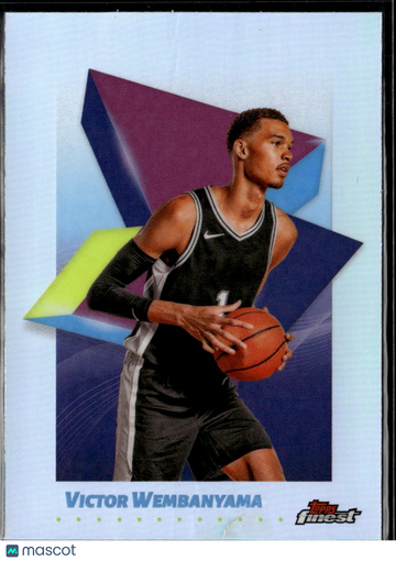Victor Wembanyama 2025 Topps Finest Refractor San Antonio Spurs